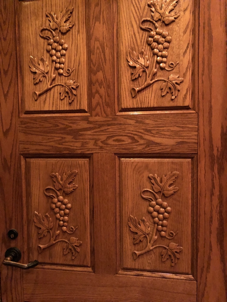 Decorated door
